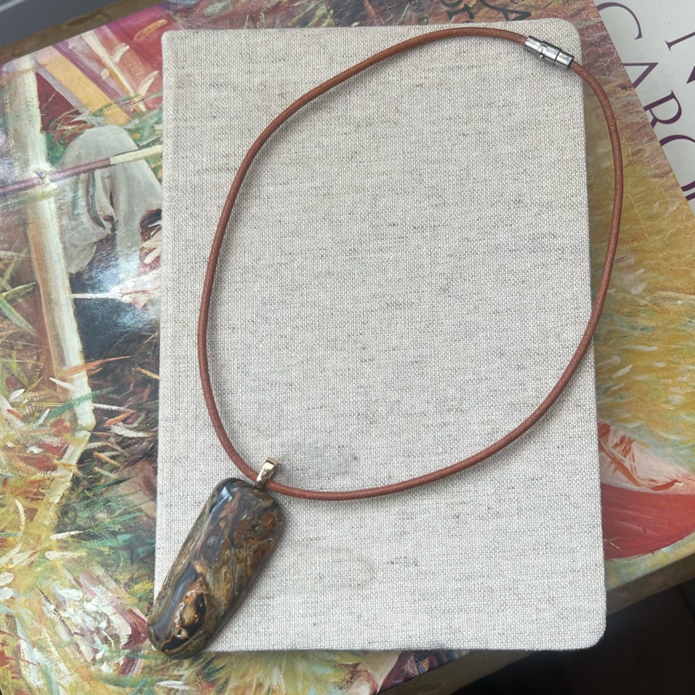 Handmade Stone Pendant Necklace
